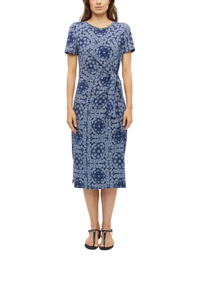 s.Oliver Red Label Midi-Kleid Gr.40 Jersey Print