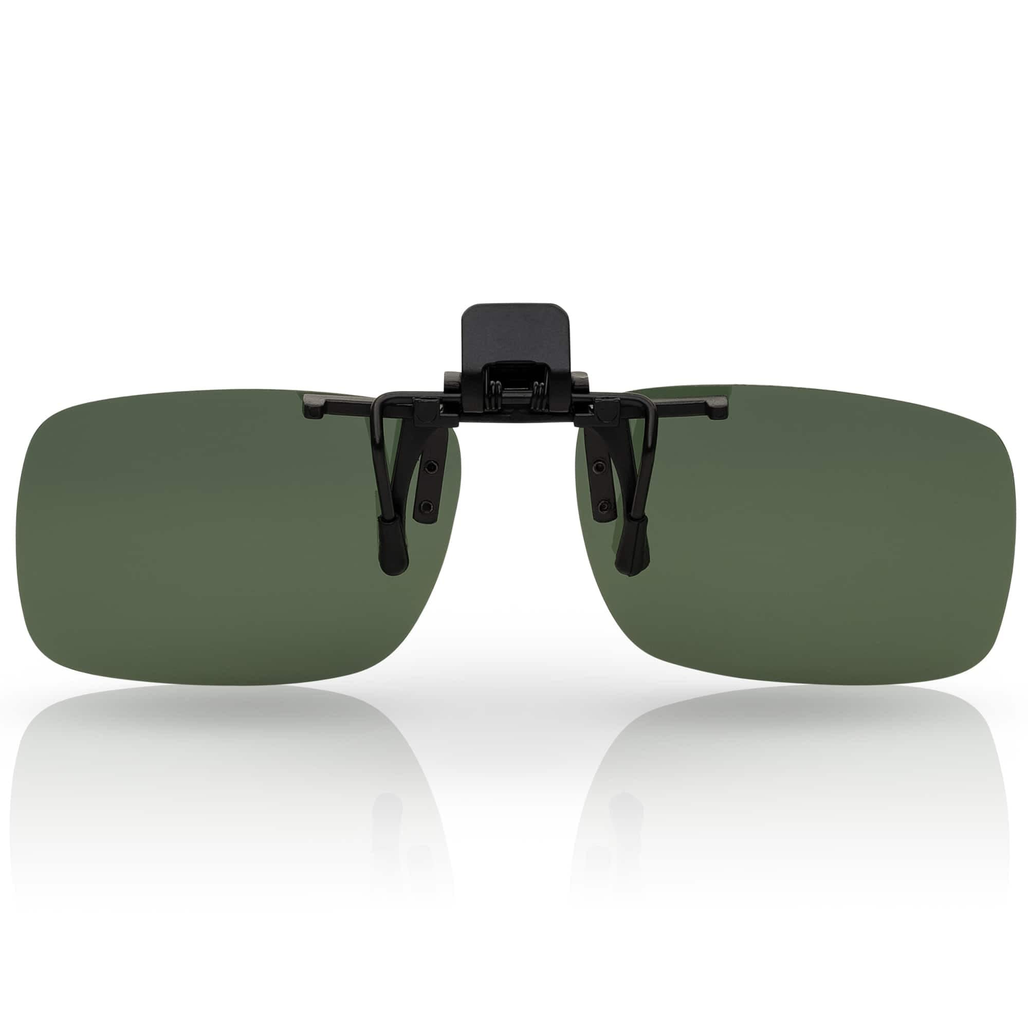 BEZLIT Clip-On Sonnenbrillenaufsatz Grau UV400 polarisiert