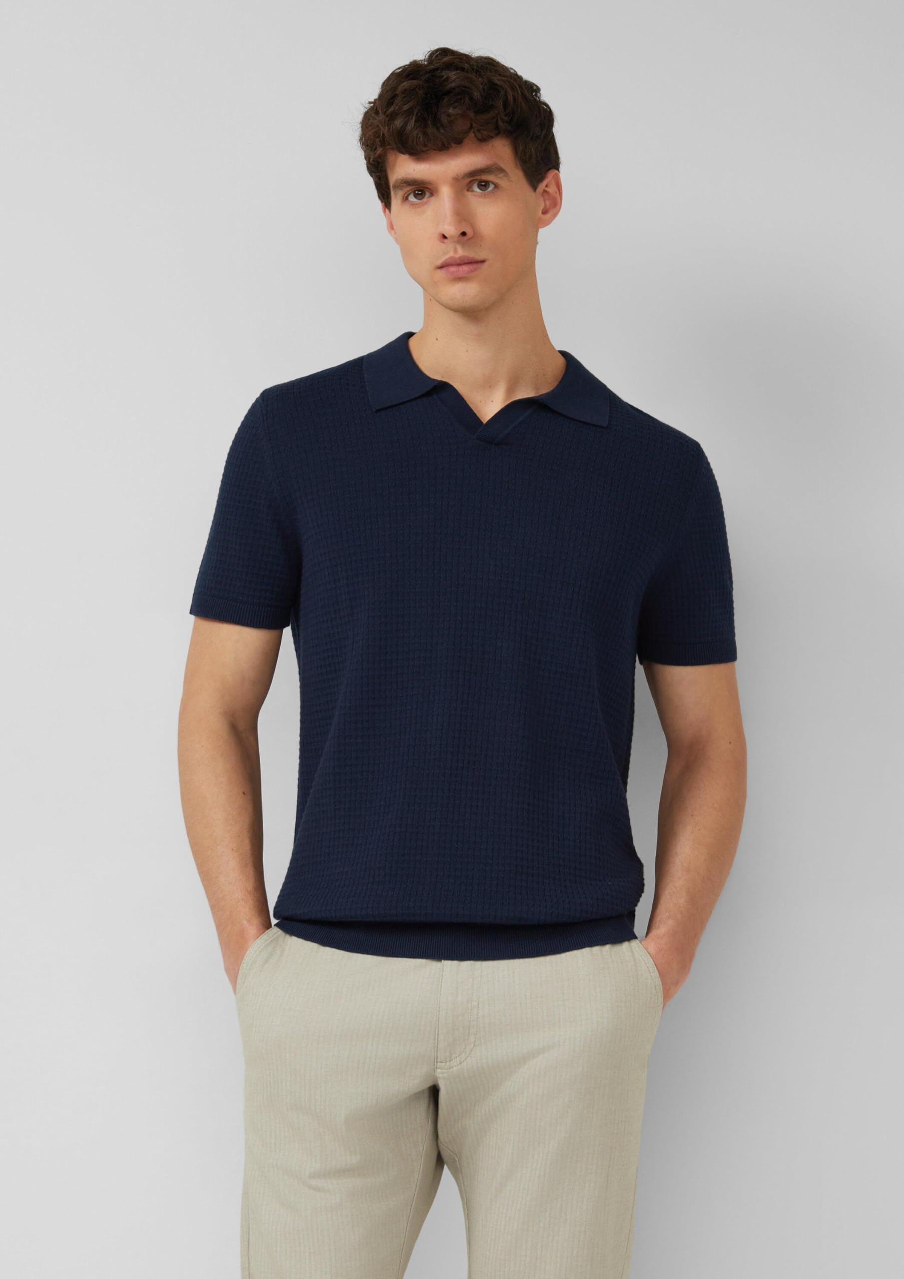 s.Oliver RED LABEL 2175905 Polo-Pullover kurzarm