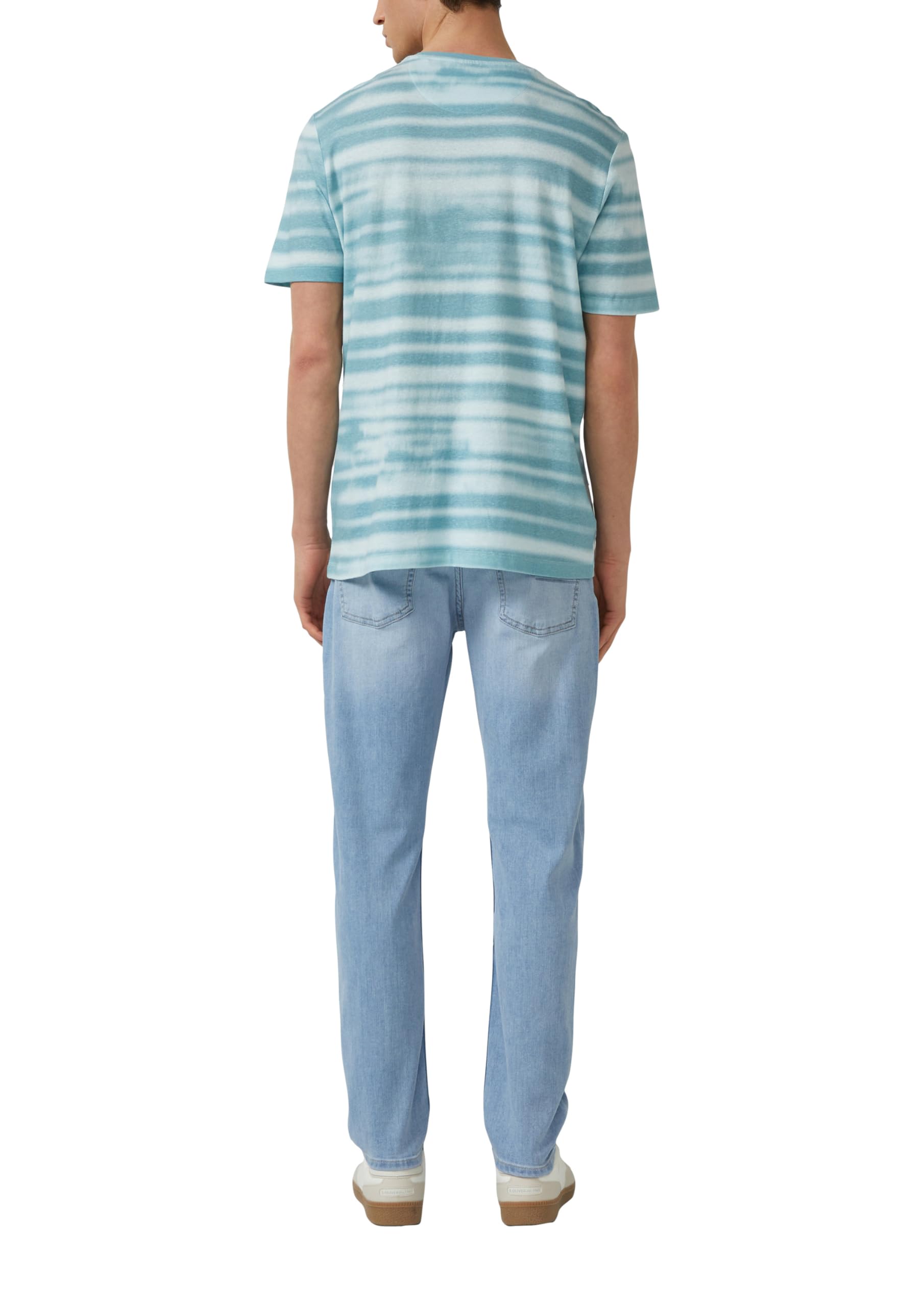 s.Oliver Junior T-Shirt Leinenmix All-Over-Print XXL