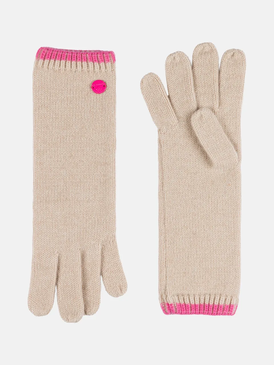 Lieblingsstück GariaL Wollhandschuh beige Kaschmir