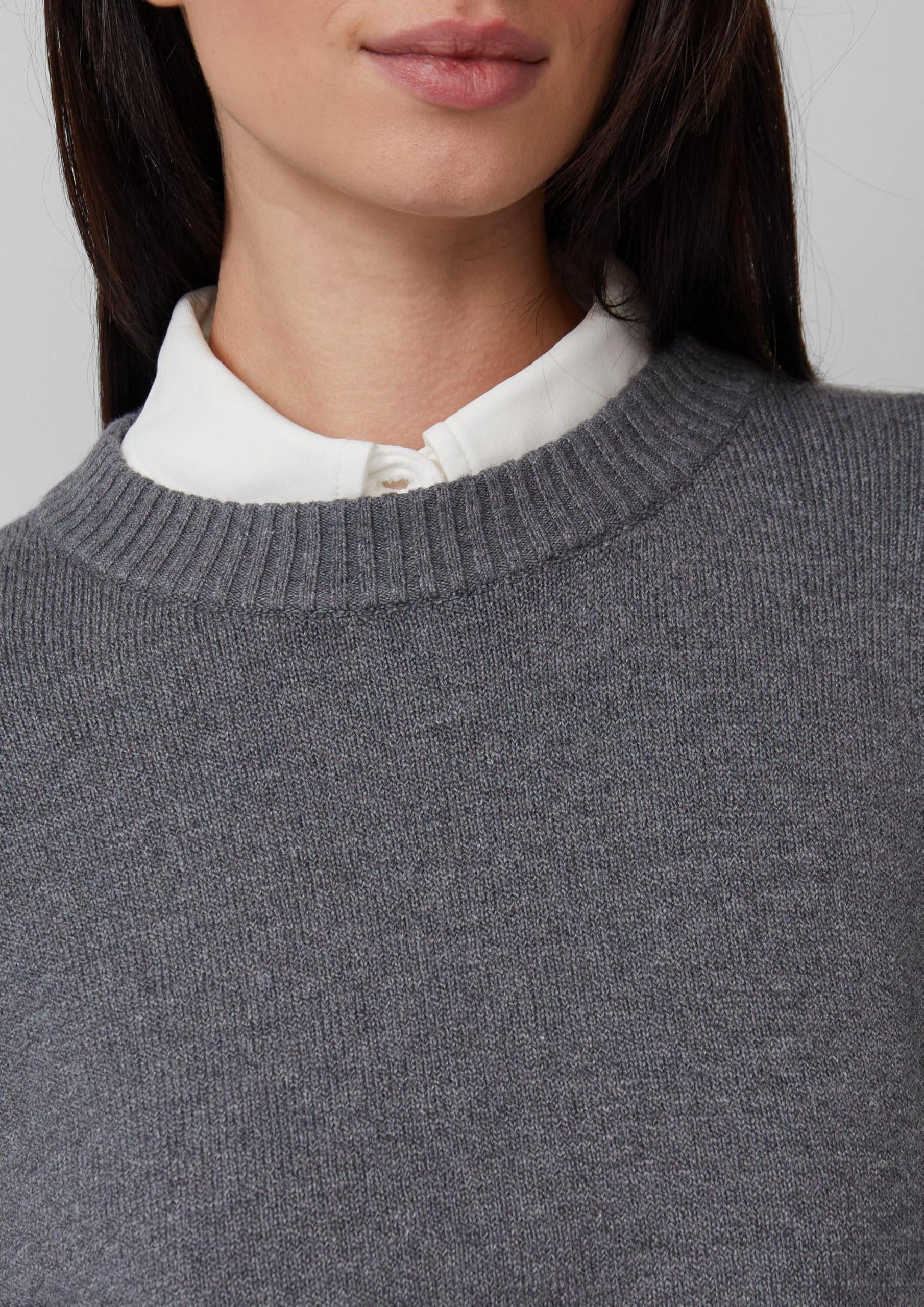 s.Oliver Junior Strickpullover mit Ärmelaufschlag Bordeaux