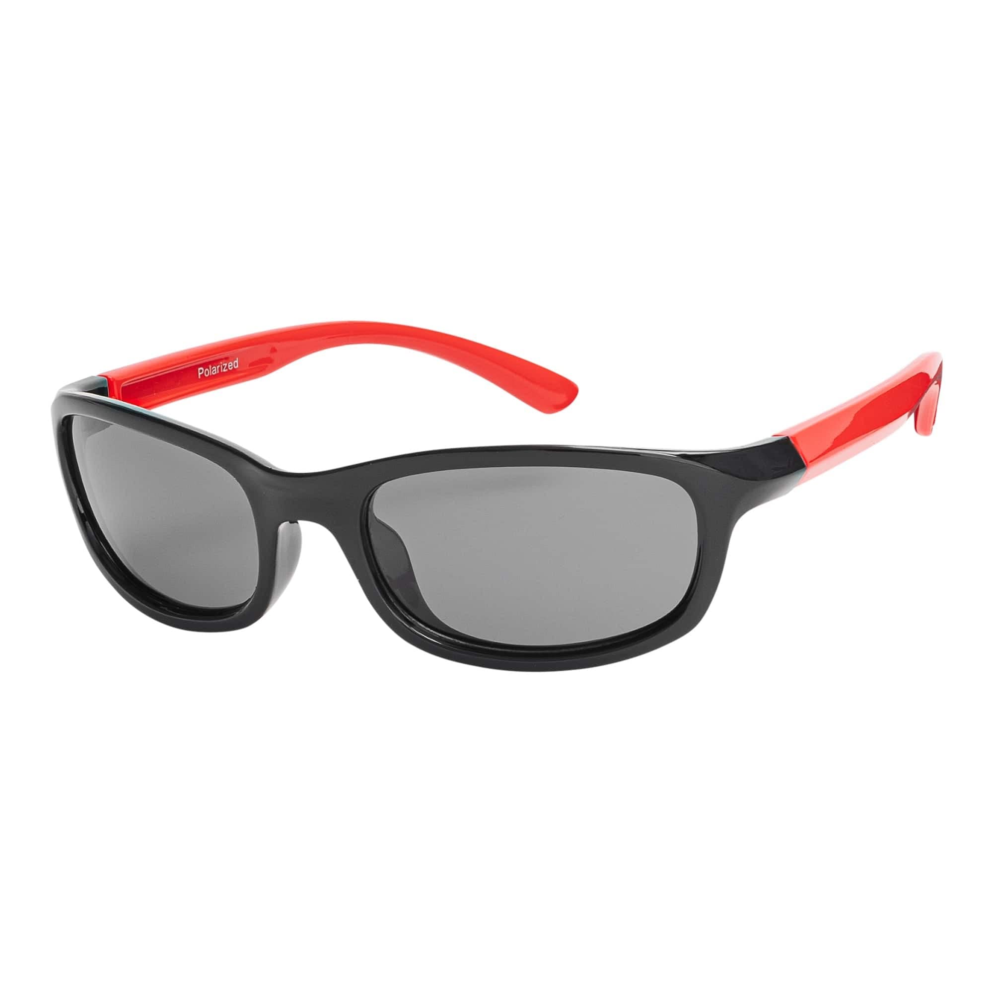BEZLIT Sport Kinder Sonnenbrille Rot-Schwarz rutschfest UV400