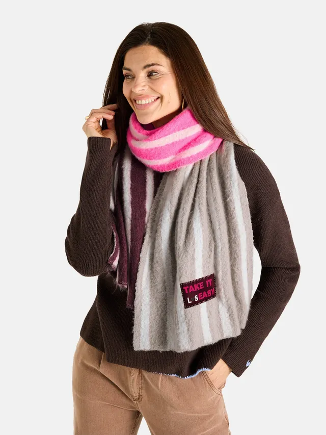 Lieblingsstück MadiL Schal Streifen beige