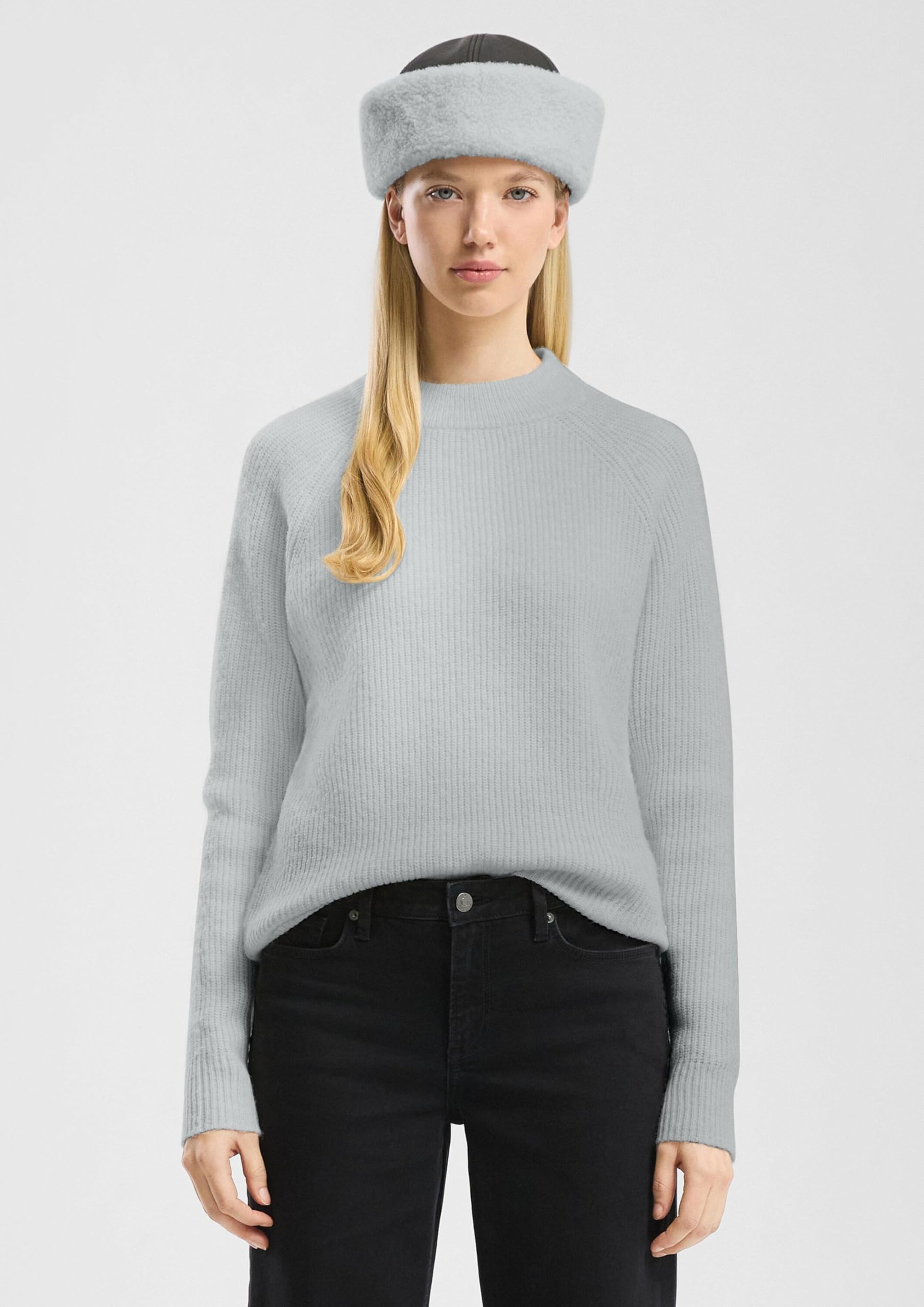 s.Oliver QS Melierter Pullover Strick Freizeit