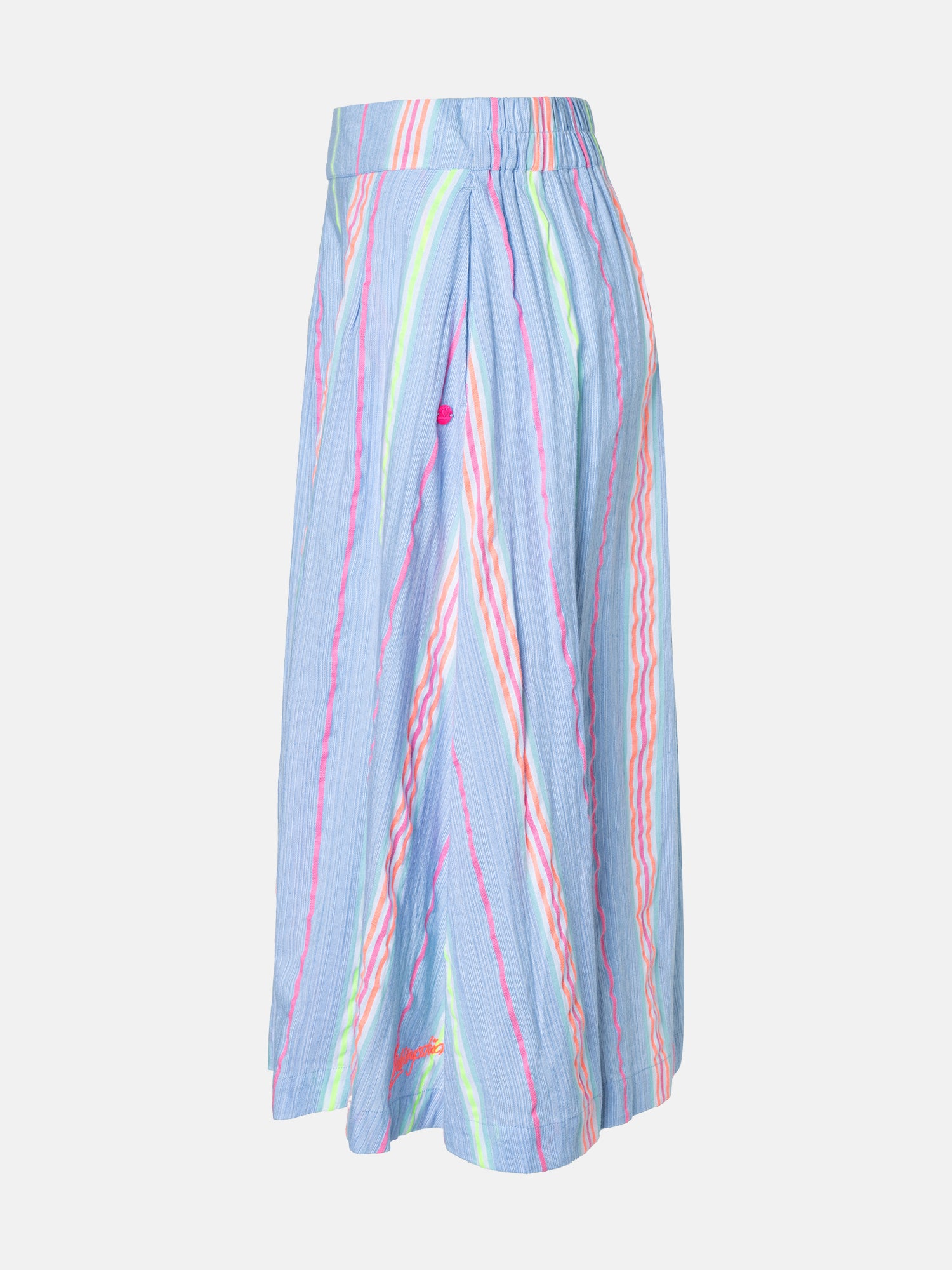 Lieblingsstück KavitaL Rock blue bell Baumwolle Lurex