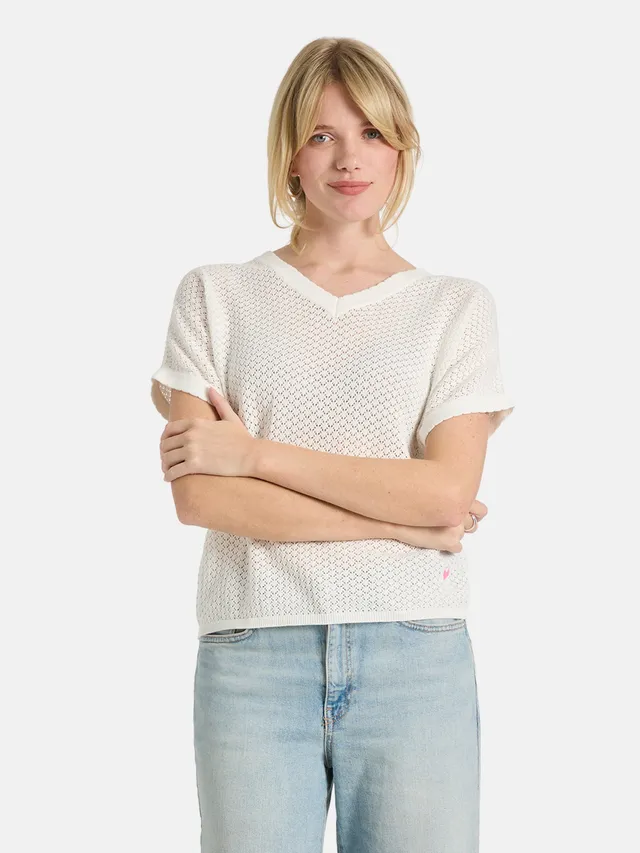 Lieblingsstück ZabrinaL Kurzarm Pullover Baumwolle locker