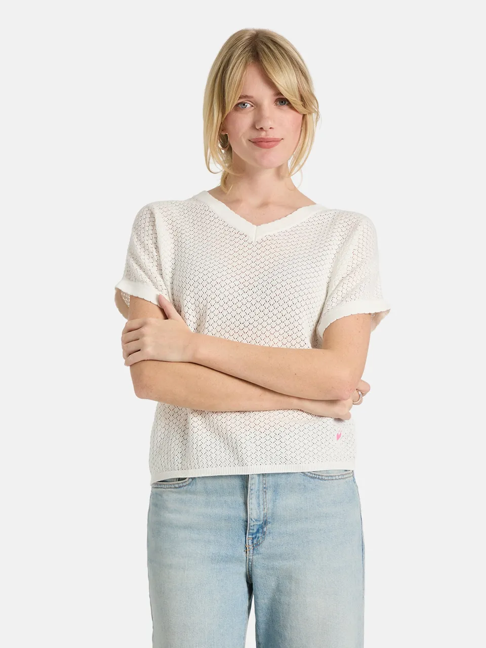 Lieblingsstück ZabrinaL Kurzarm Pullover Baumwolle locker