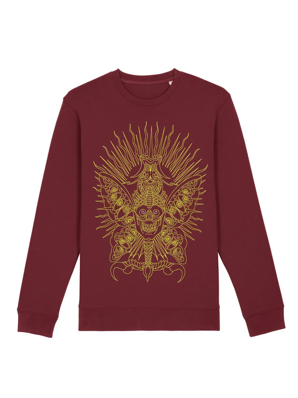 dna merch Scary Butterfly Version 2 Sweatshirt Biobaumwolle