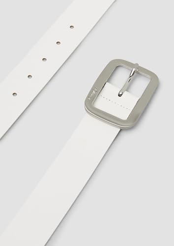 s.Oliver RED LABEL Ledergürtel Logo Gr.100 creme
