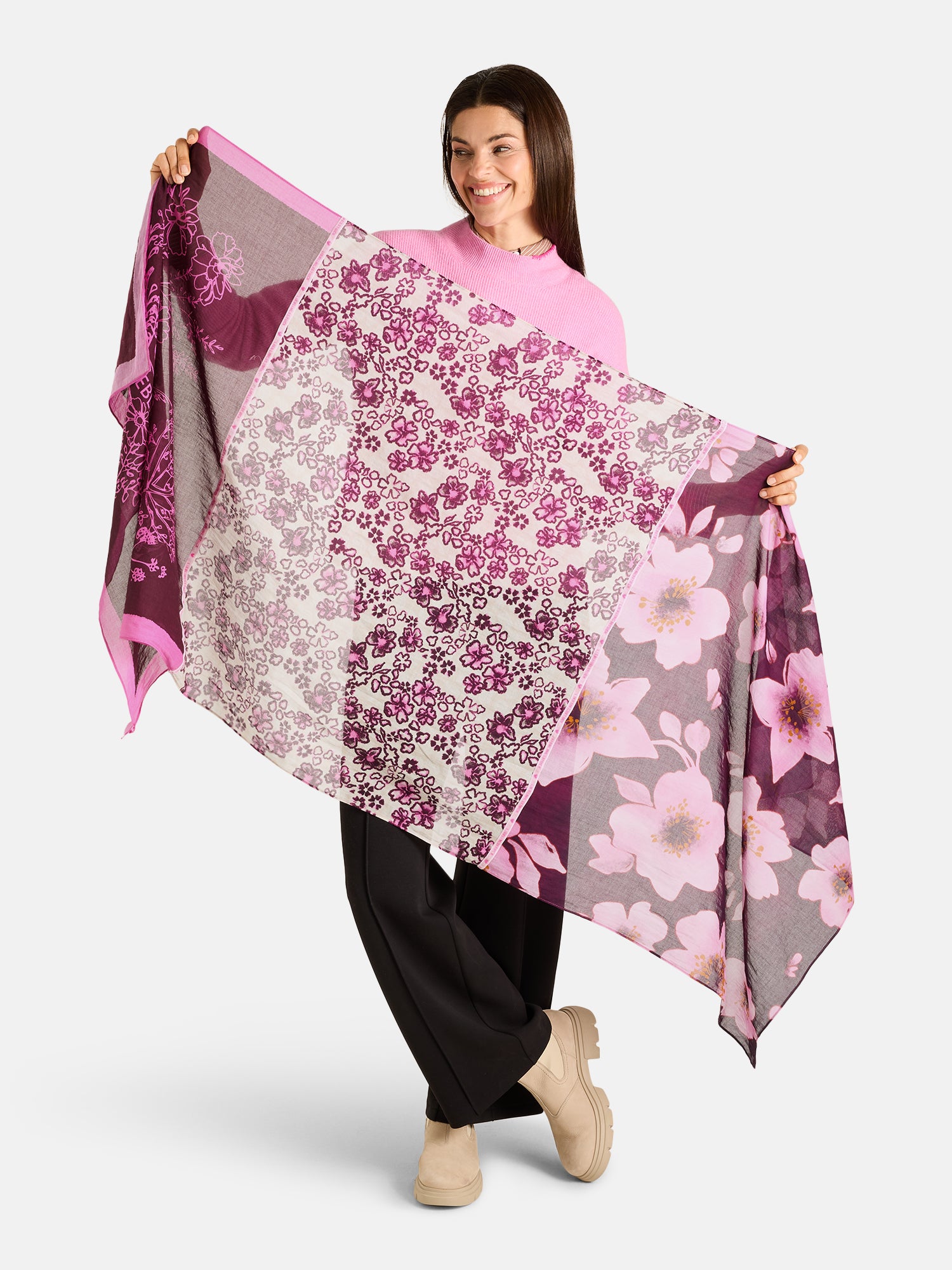 Lieblingsstück MadiL Tuch Baumwolle 80x200 rosa