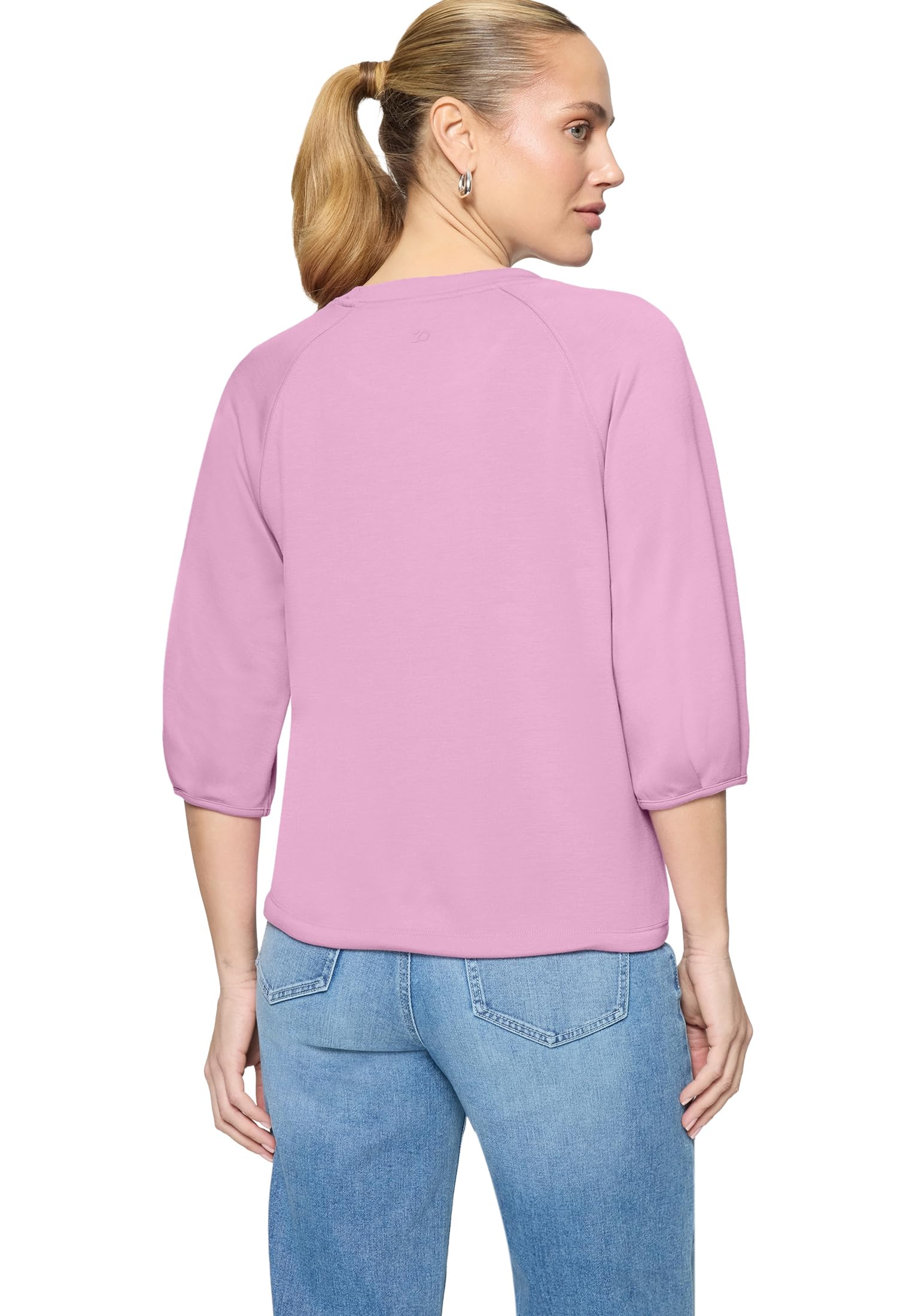 zero Sweatshirt unifarben Smoky Grape Gr.38 Baumwolle