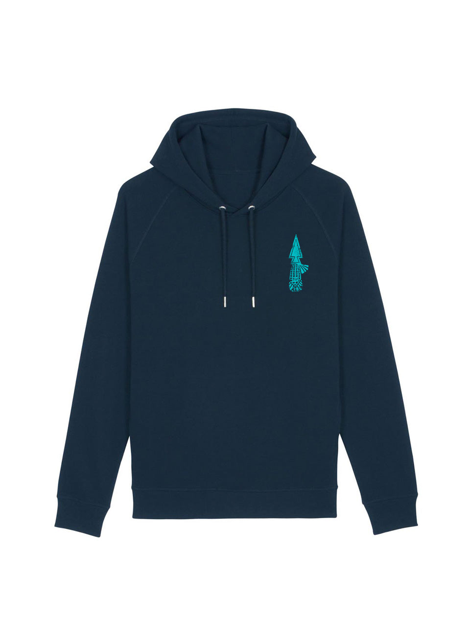 dna merch Maya-Widerstand 1517 Hoodie Schwarz Biobaumwolle