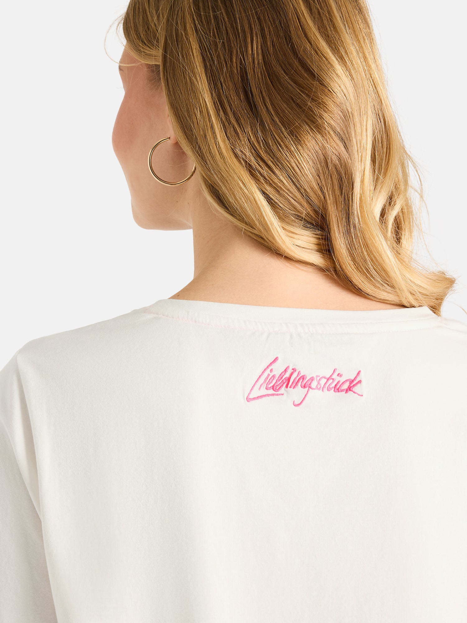 Lieblingsstück TuliaL T-Shirt Elasthan offwhite