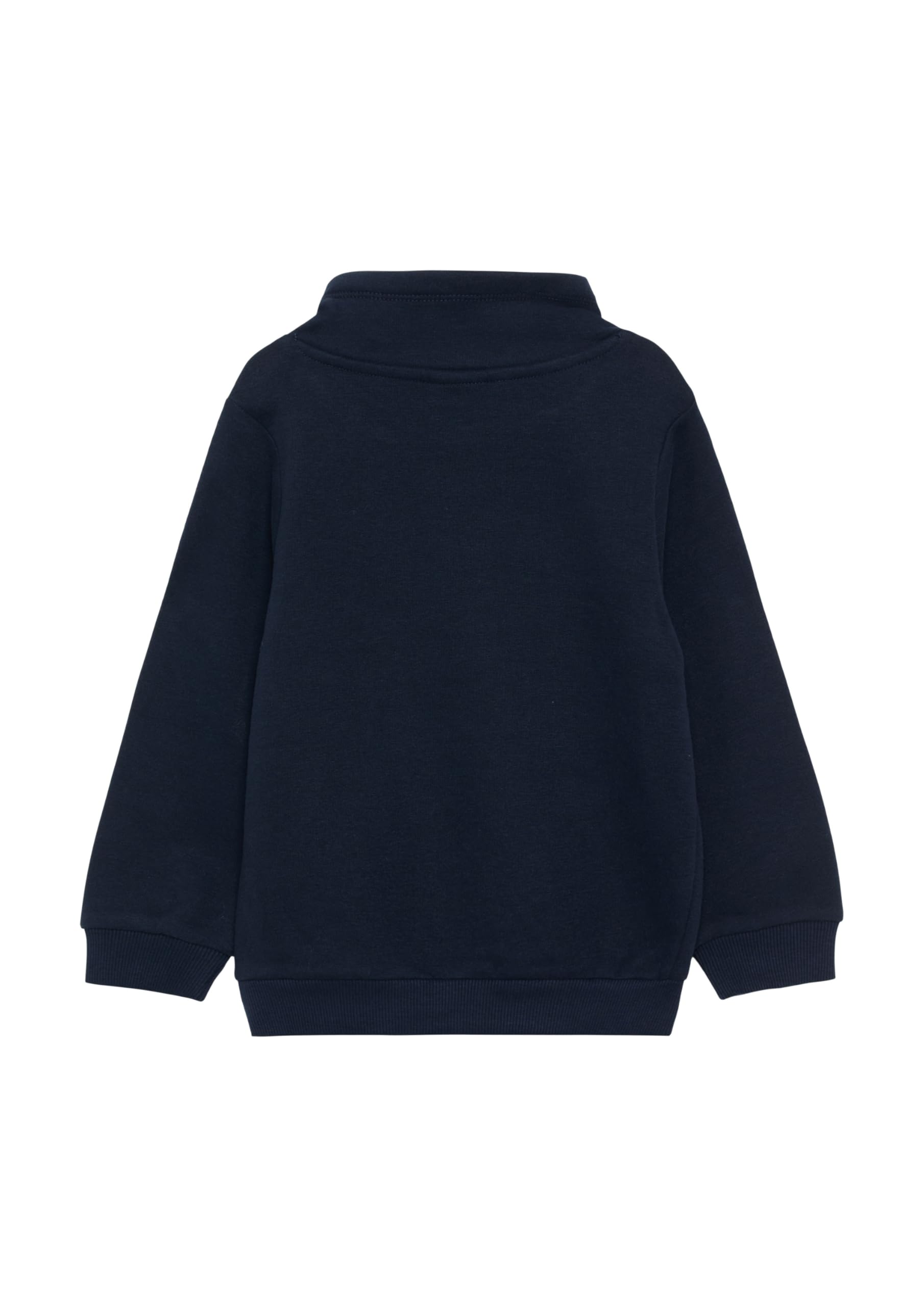 s.Oliver RED LABEL Hoodie erhabener Print navy wärmend