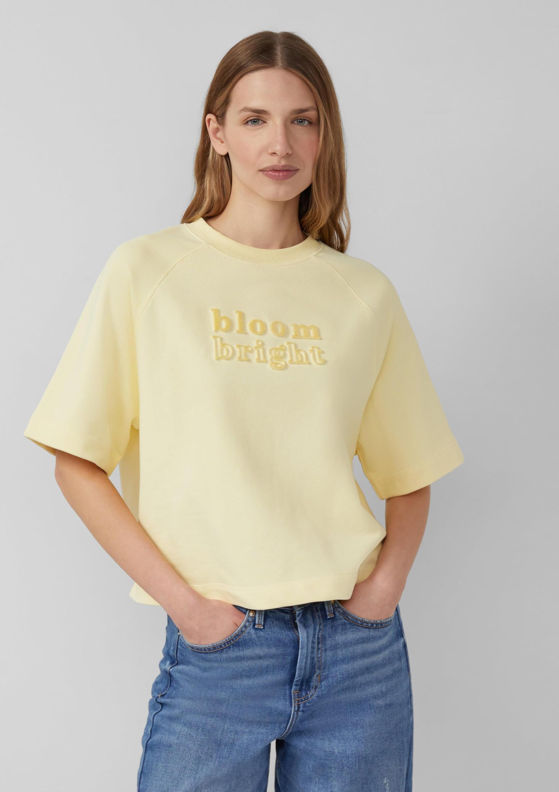 s.Oliver 2176234 Sweatshirt Frontprint 46 Baumwolle
