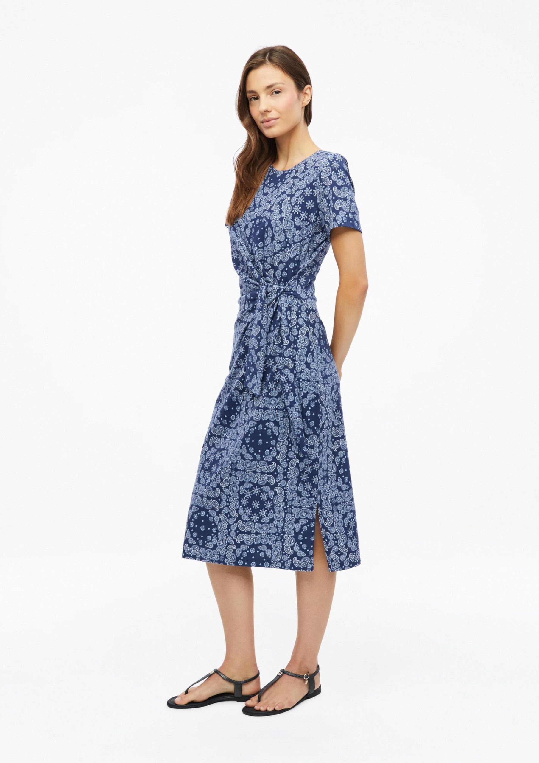 s.Oliver Red Label Midi-Kleid Gr.40 Jersey Print