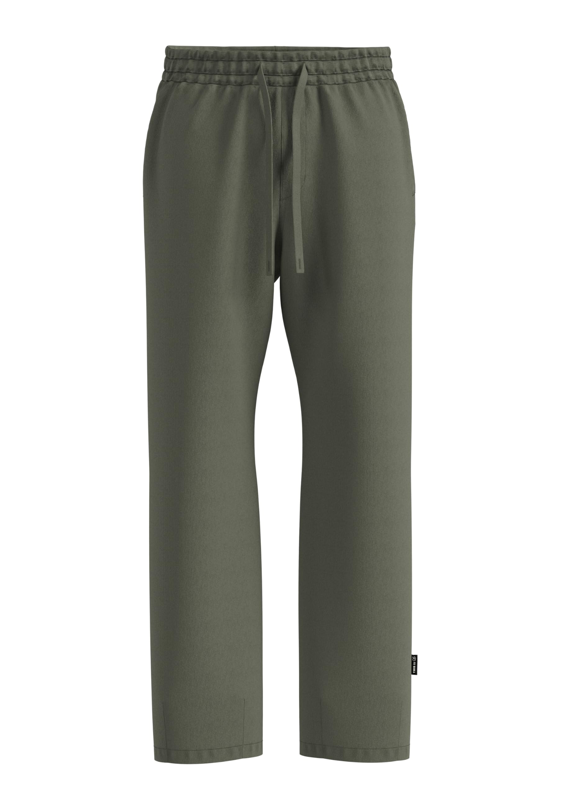 QS Cord Jogpants Damen Olivgrün Gr. L Cordhose