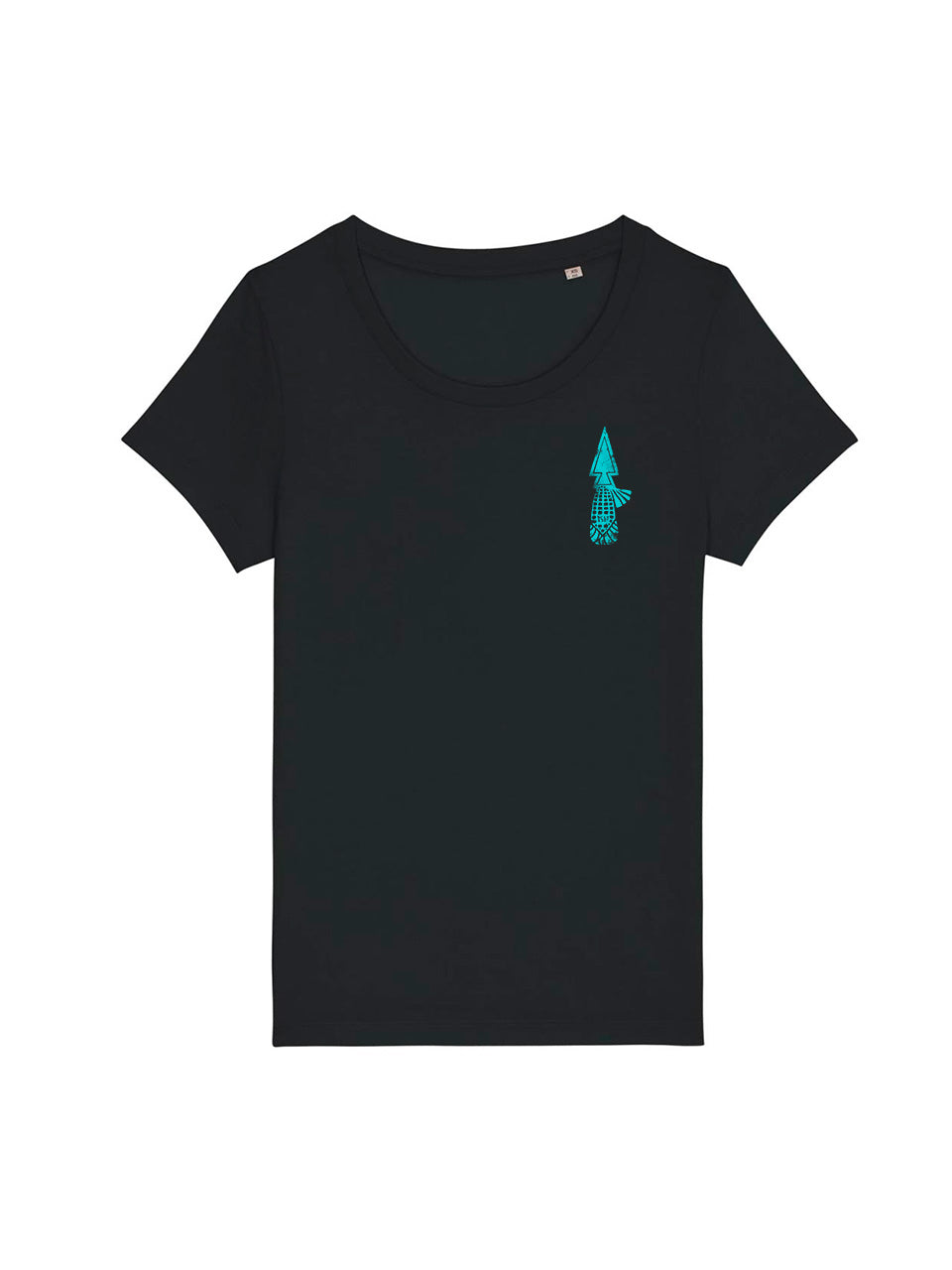 dna merch Maya-Widerstand 1517 T-Shirt Schwarz Baumwolle