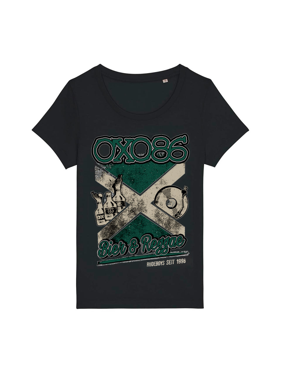 dna merch Oxo 86 Bier & Reggae T-Shirt Damen schwarz
