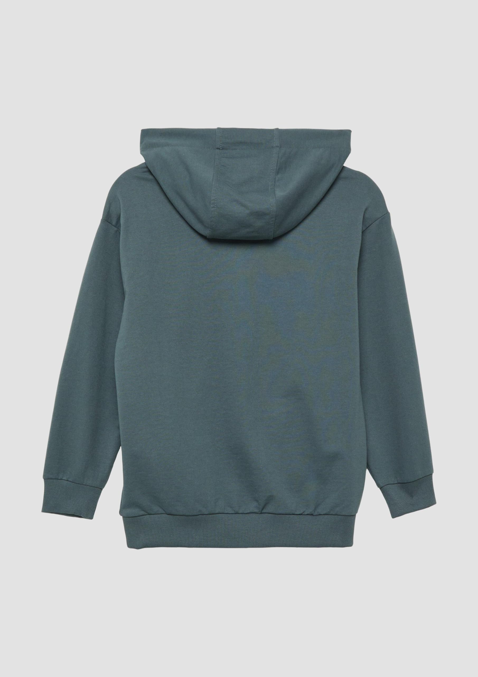 s.Oliver Junior 2160637 Hoodie 152 grau Schriftzug