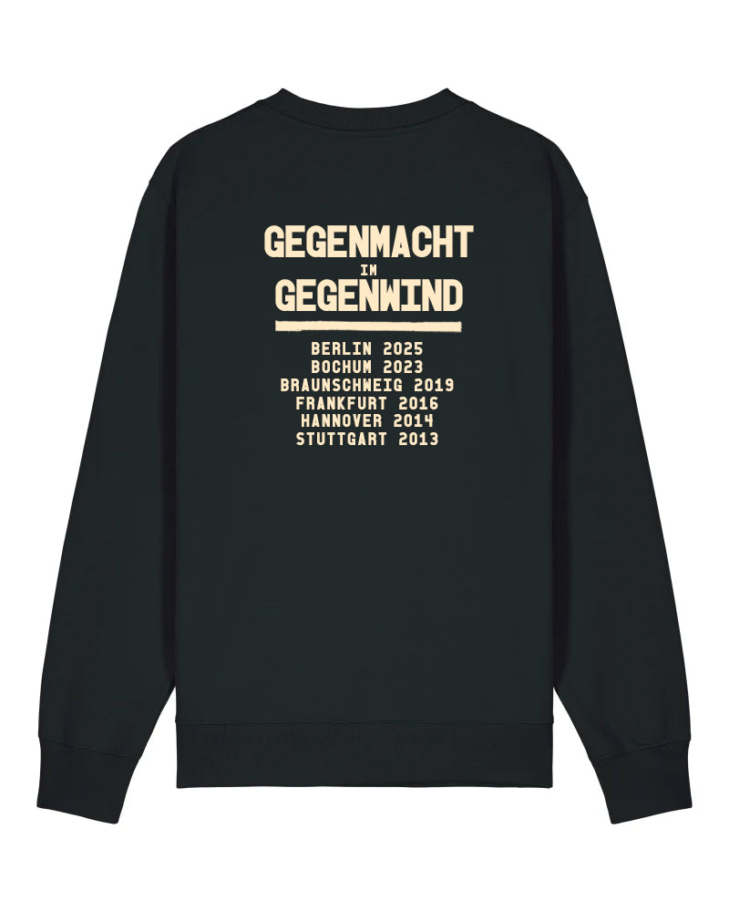 RLS Gegenmacht im Gegenwind Rundhalspullover Worker Blue