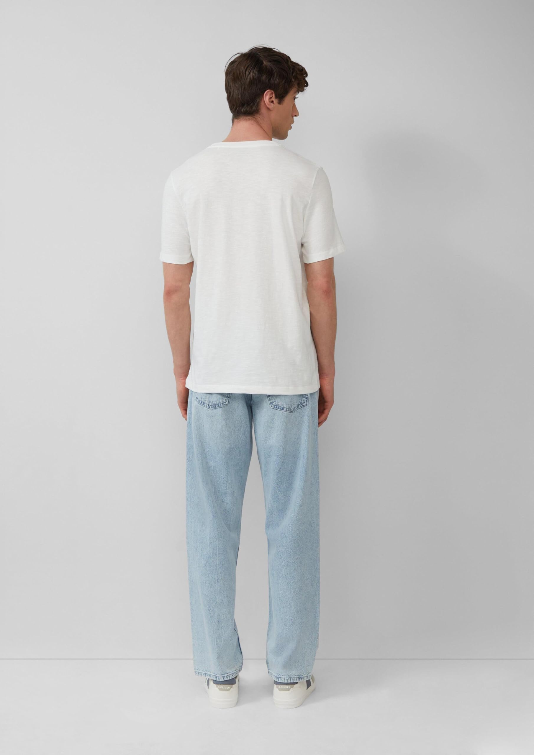 s.Oliver Henley-Shirt Flammgarn Knopfleiste