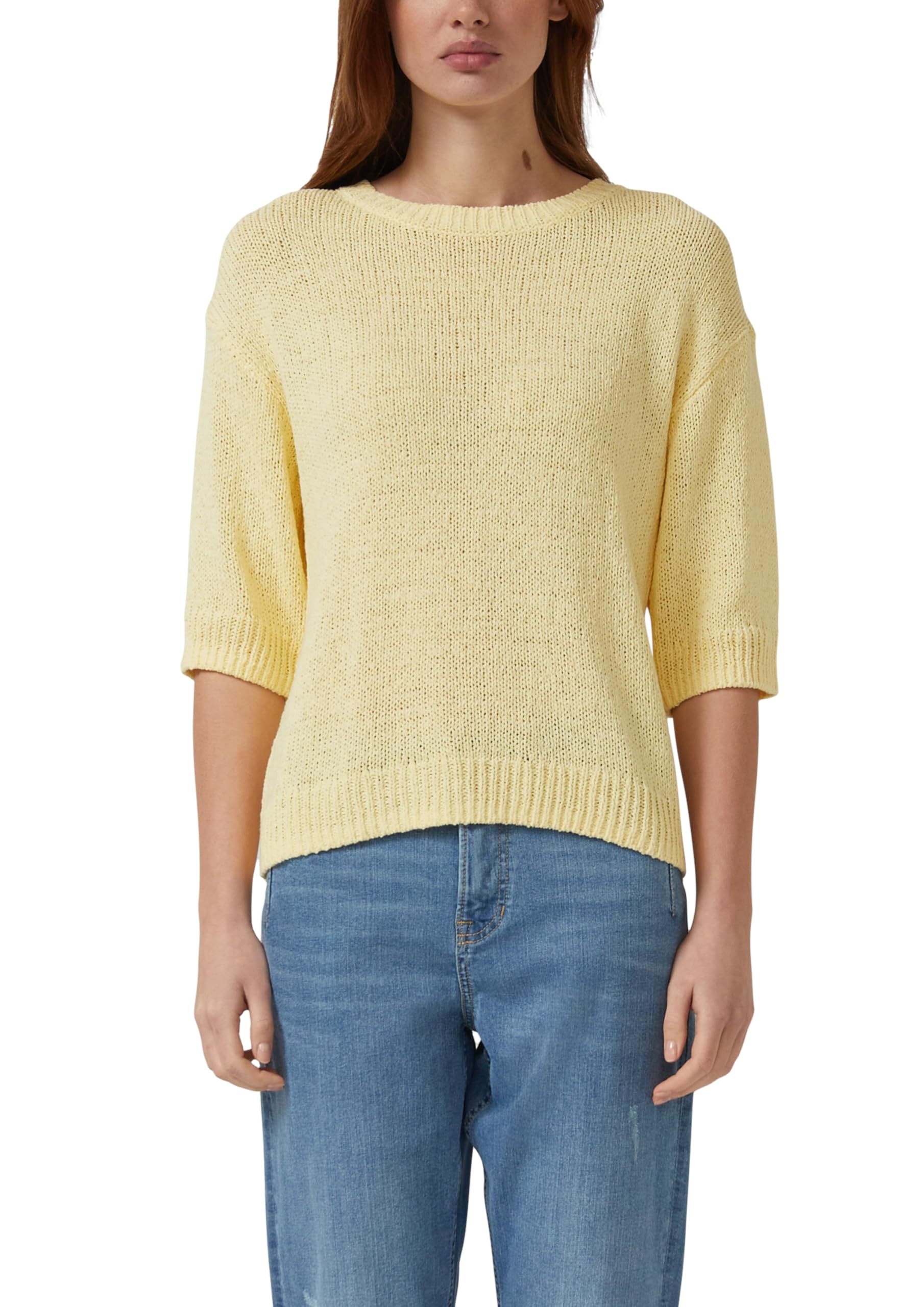 s.Oliver 2180028 Pullover Kurzarm Damen Oliv Baumwolle