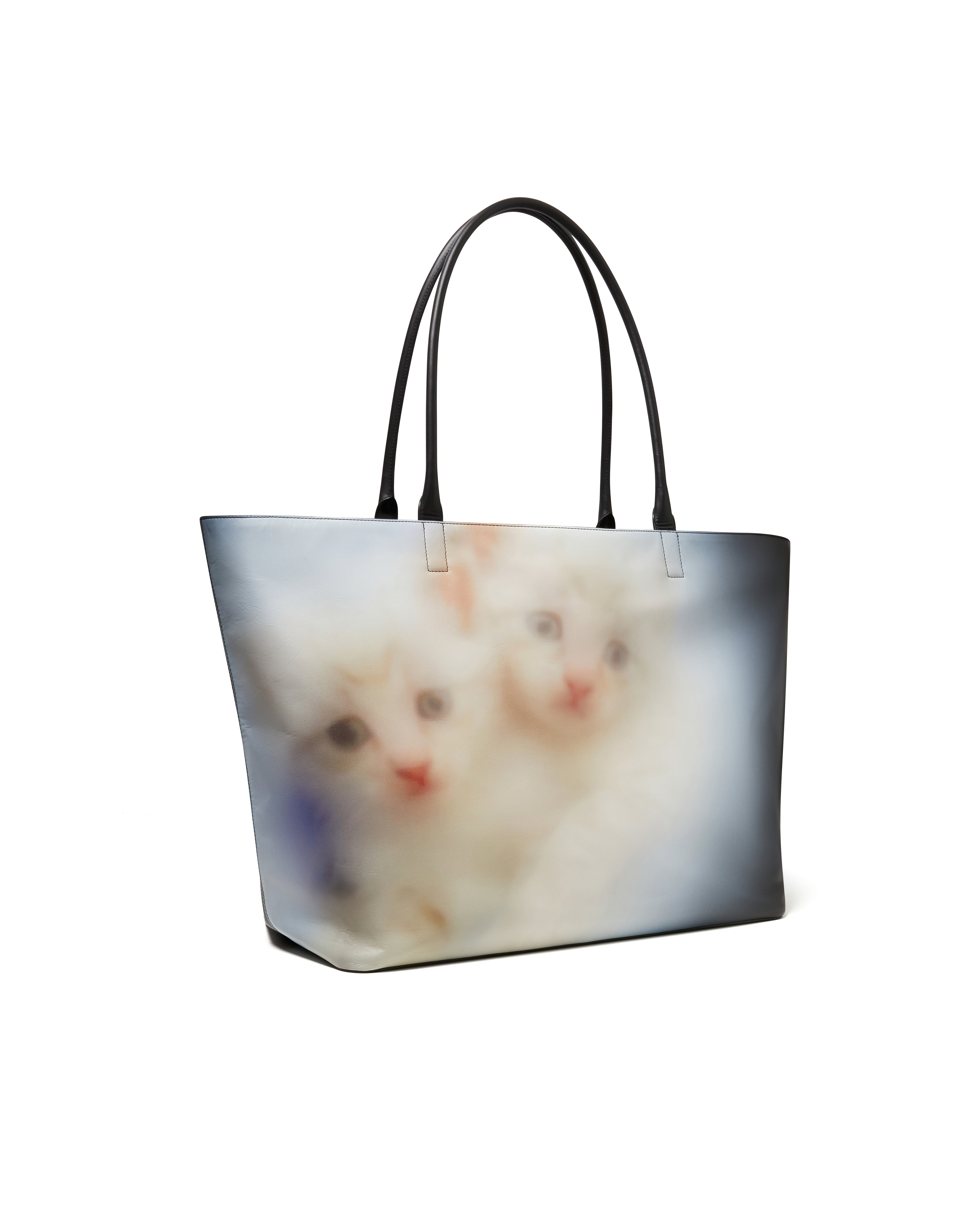 Mowalola Kitty Travel Bag Tote aus Leder