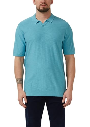 s.Oliver RED LABEL Strick-Poloshirt Flammgarn Regular Fit