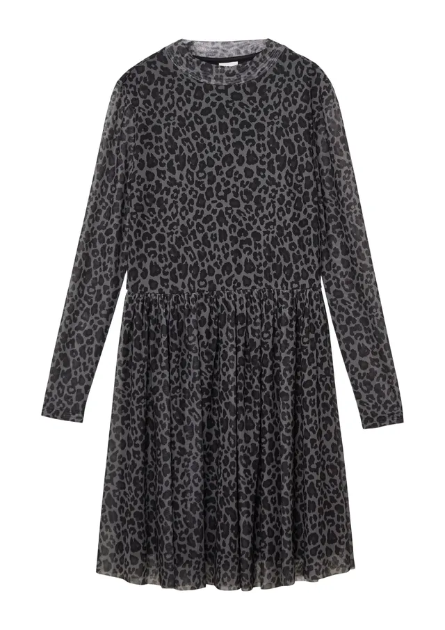 s.Oliver Junior Mesh-Kleid Kleid 152 mit All-Over-Print