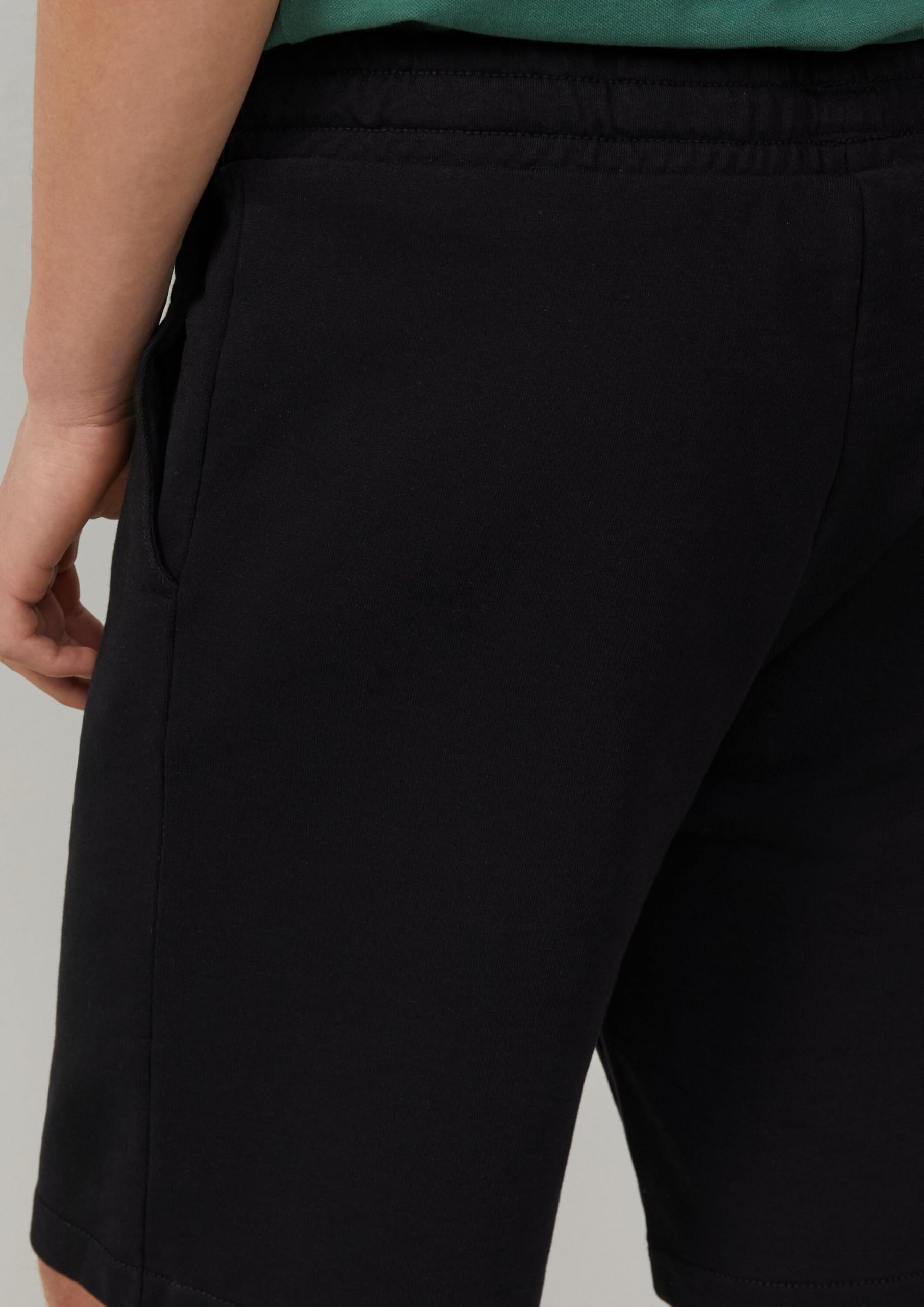 s.Oliver QS 2165556 Sweat Bermuda Grau Meliert