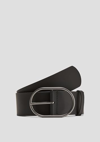 s.Oliver 2141685 Damen Ledergürtel M Schwarz