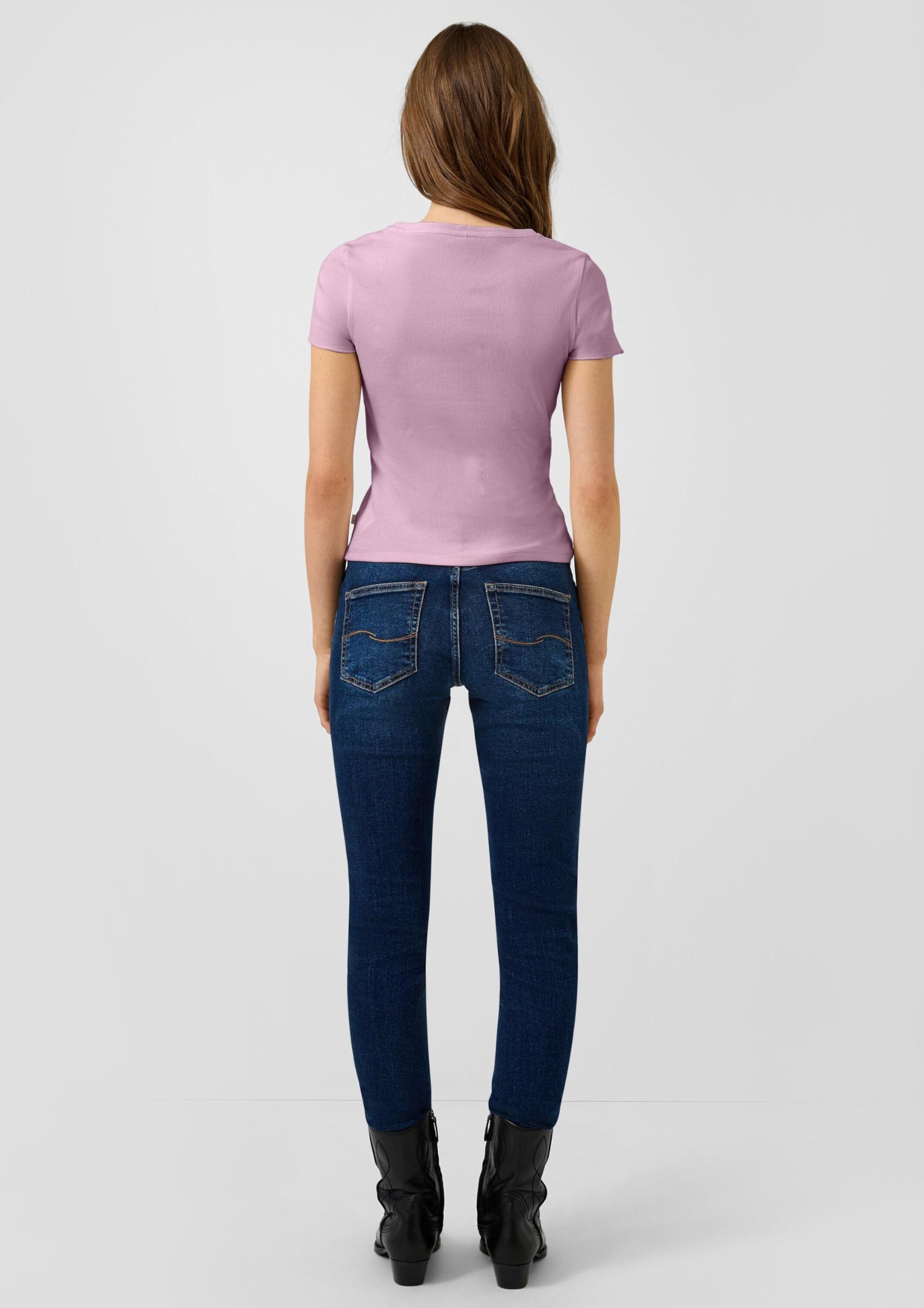 s.Oliver QS 2175255 T-Shirt Blue Green Kurzarm