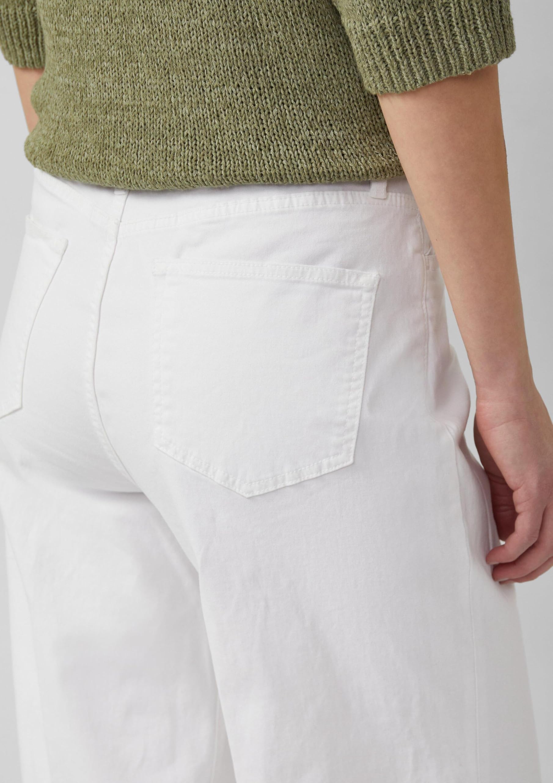 s.Oliver Suri High Rise Wide Fit Jeans Weiß 38W/32L