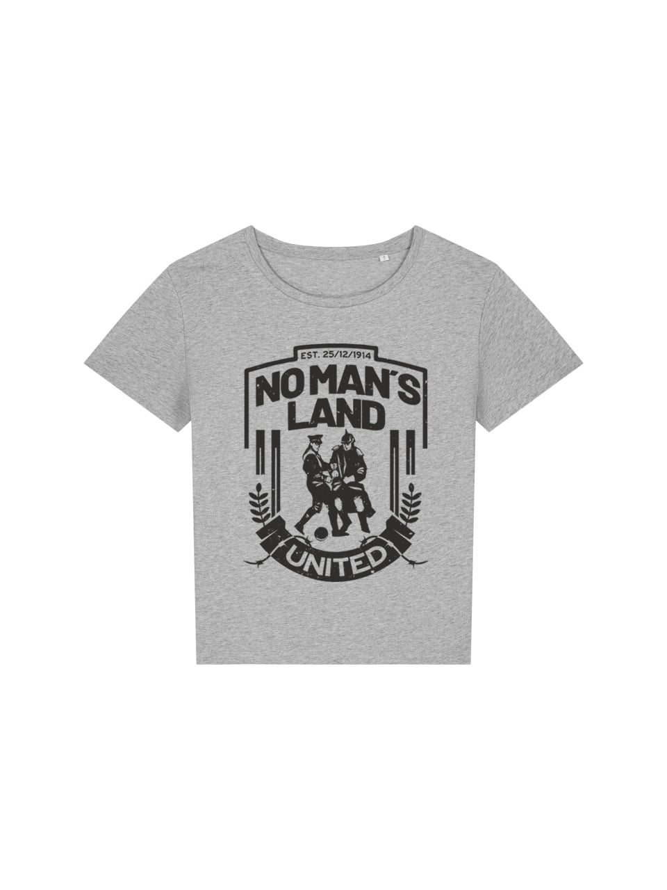 dna merch No Man's Land United T-Shirt Frauen Natural Raw