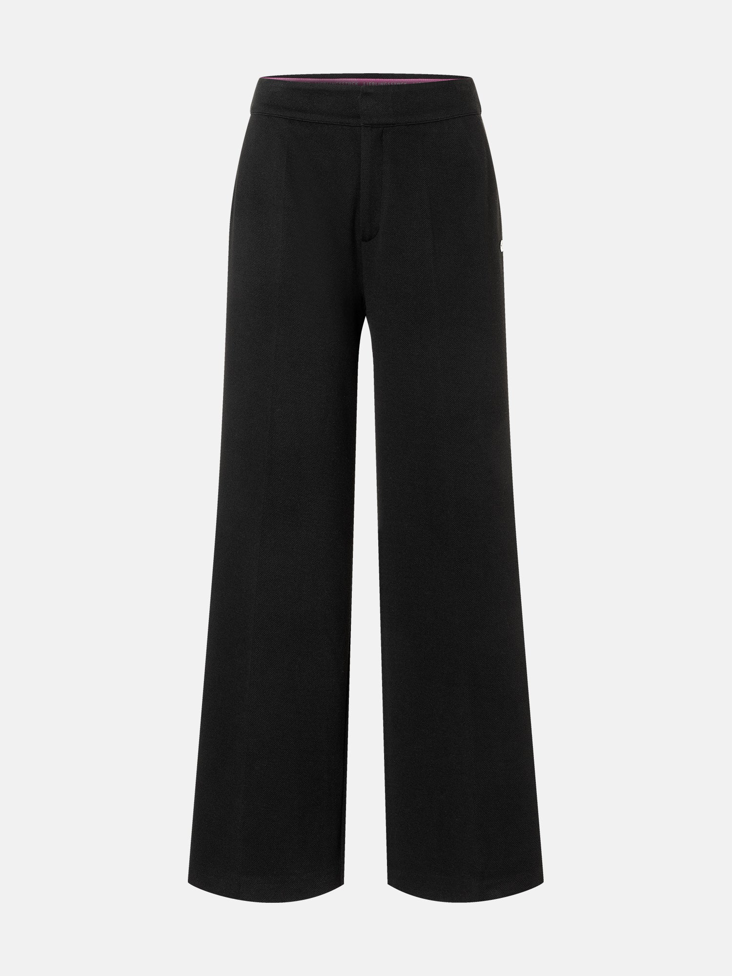 Lieblingsstück Wide Leg Hose Elasthan black