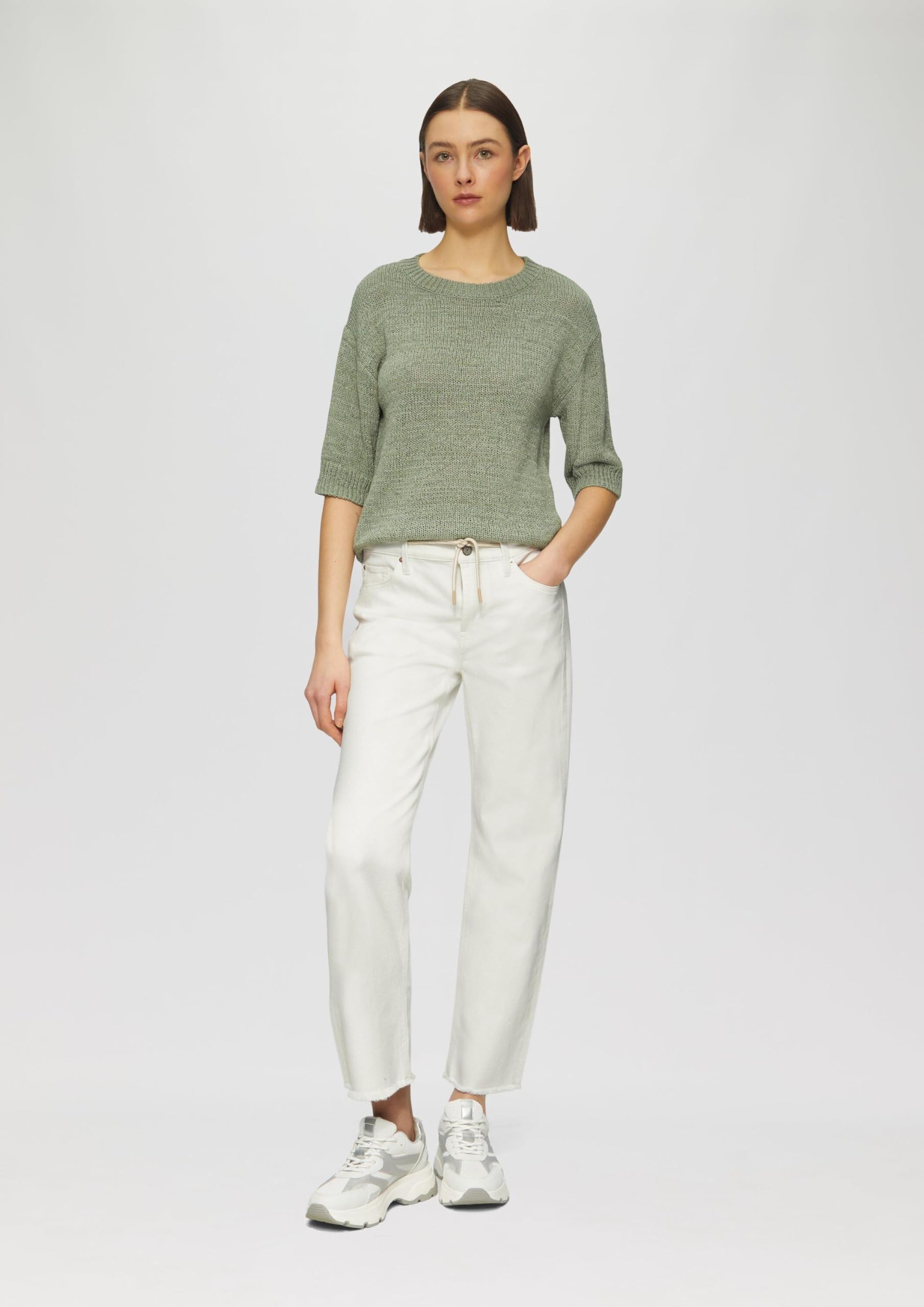 s.Oliver Junior Karolin Cropped-Jeans Gr.44 blau Straight