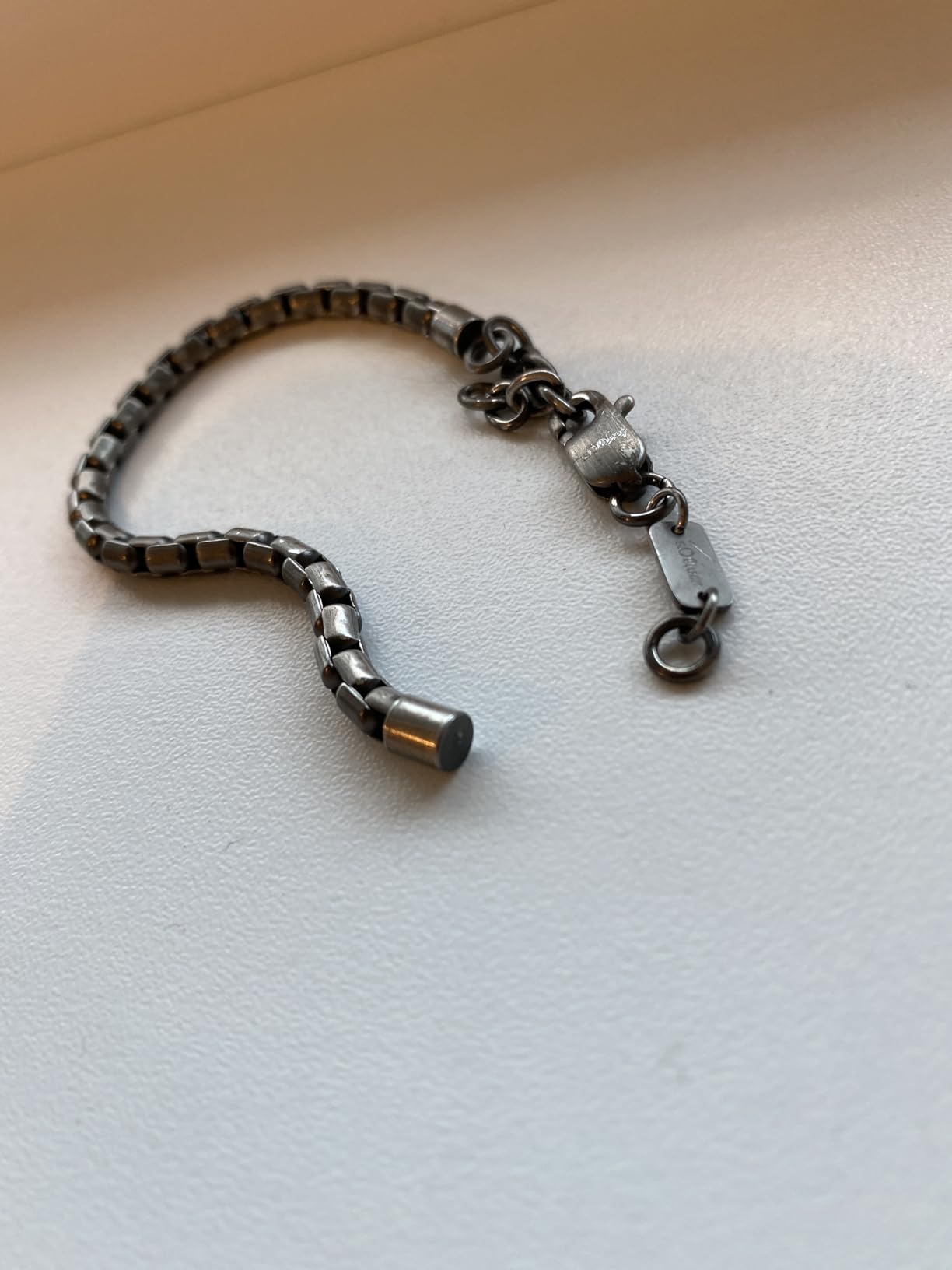 s.Oliver Venezianerkette Herren silber Edelstahl