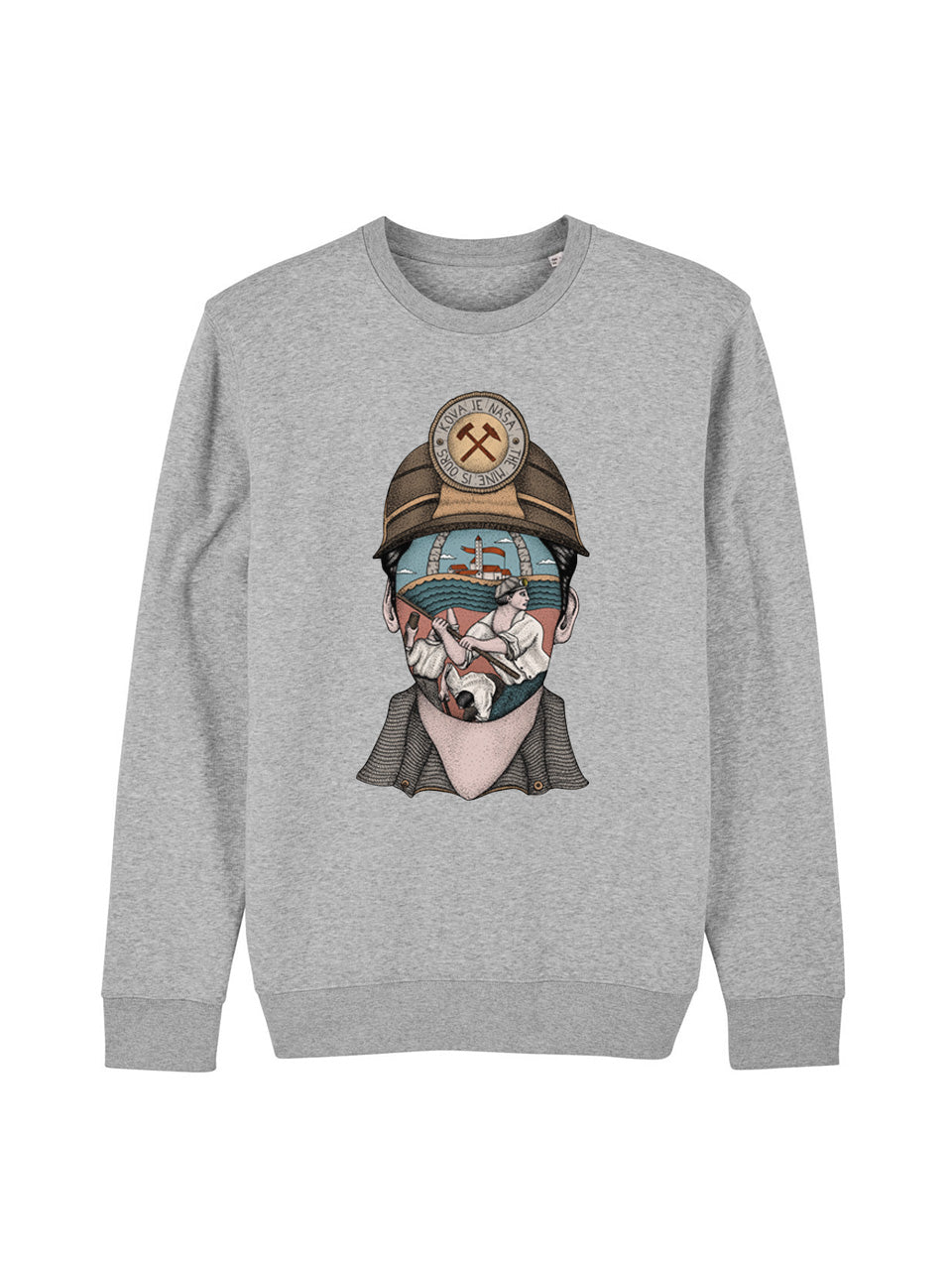 dna merch Working Class History Mine Gehört Uns Pullover Schwarz