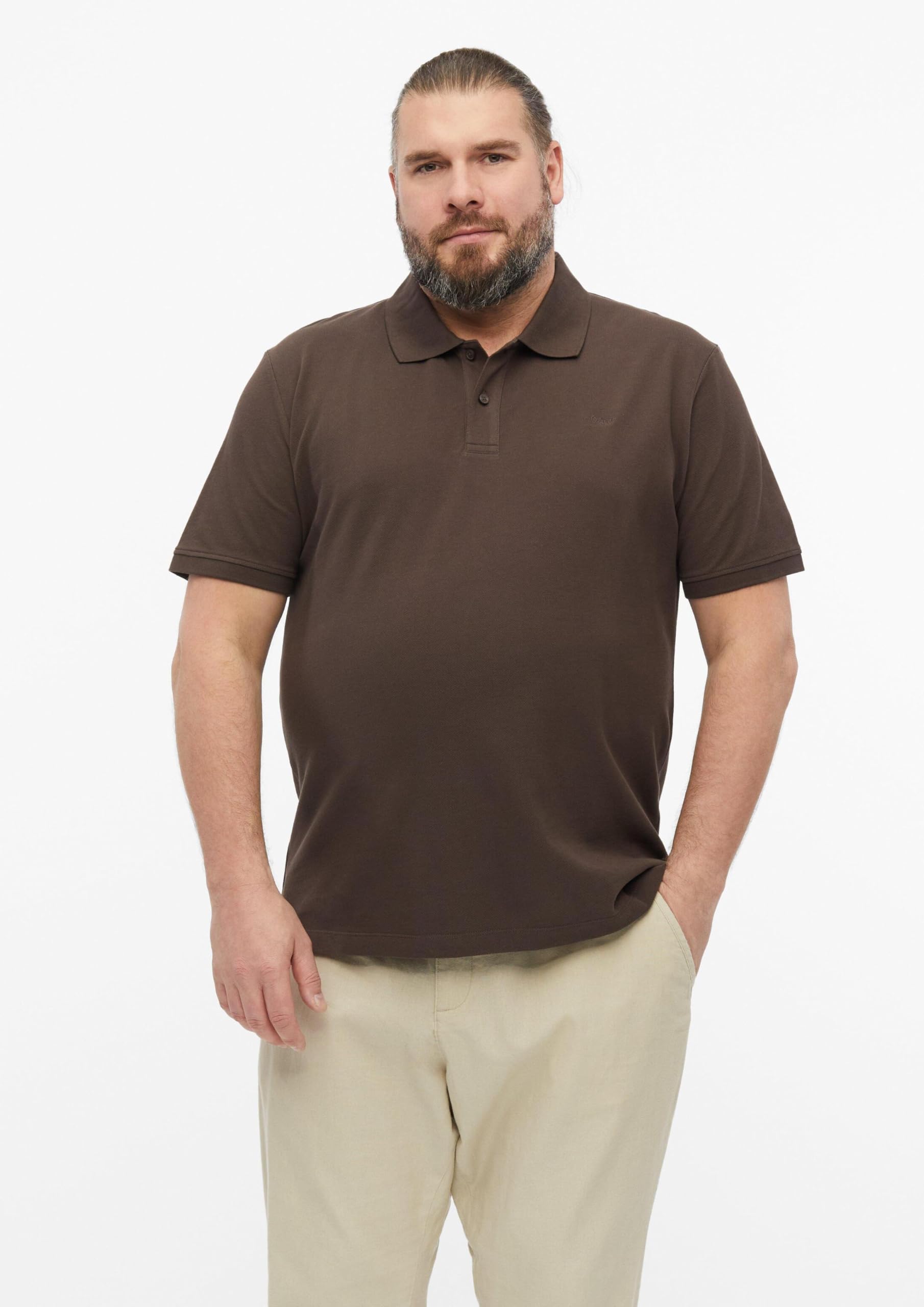 s.Oliver Junior Baumwollpiqué Poloshirt Logo-Stickerei