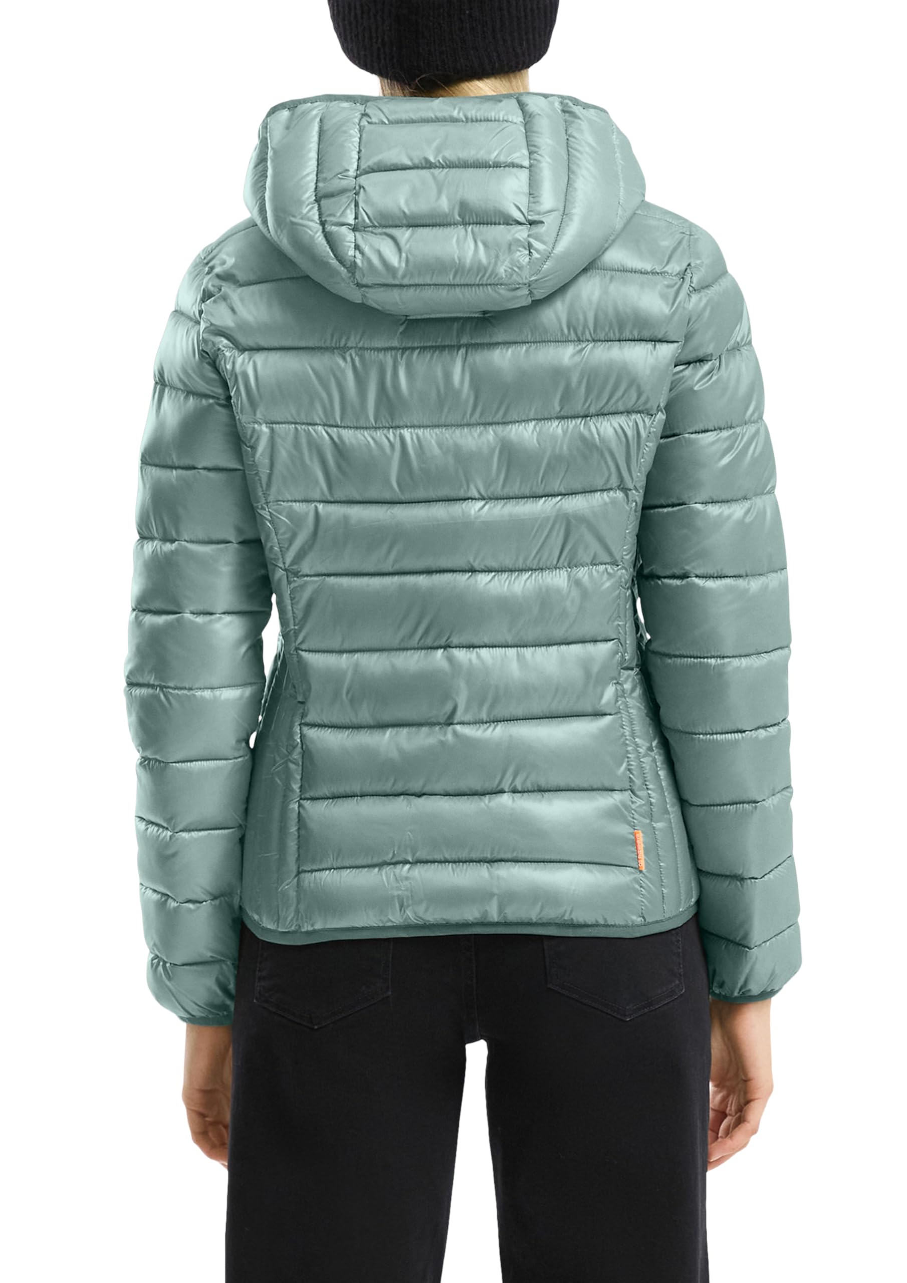 s.Oliver QS Steppjacke M schwarz Kapuze wattiert