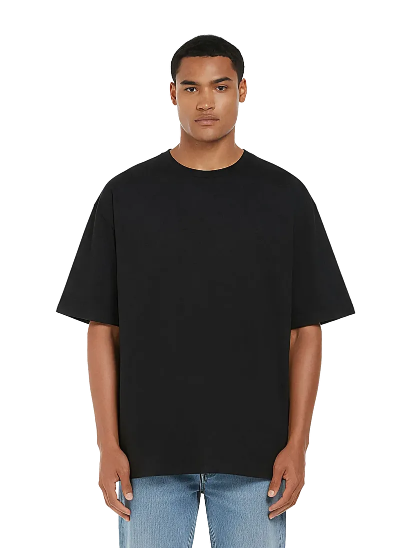 dna merch Oversized T-Shirt Unisex Bio-Baumwolle Schwarz