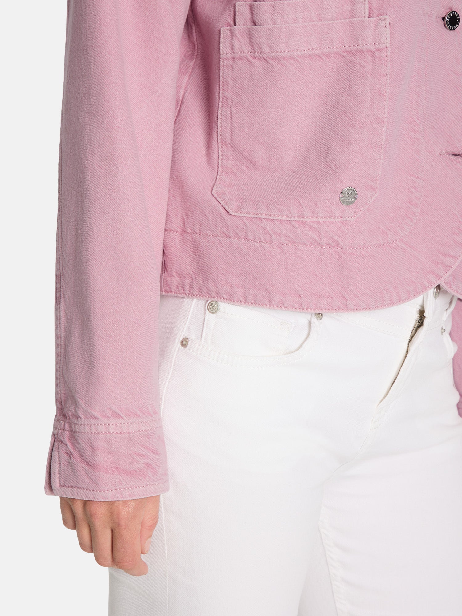 Lieblingsstück ChelseyL Jeansjacke Baumwollmix rosa