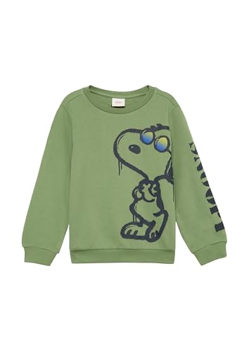 s.Oliver Junior 2153445 Sweatshirt hellgrün Gr. 92 Print