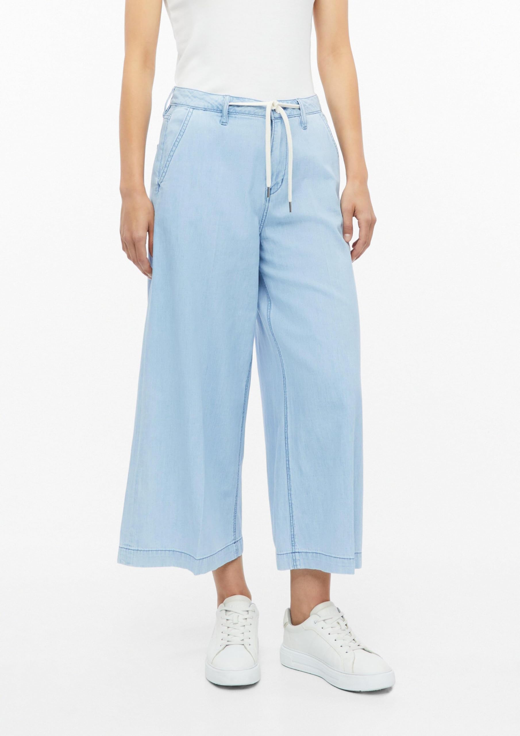 s.Oliver Red Label Culotte-Jeans Jeans Hellblau 44 Wide Leg