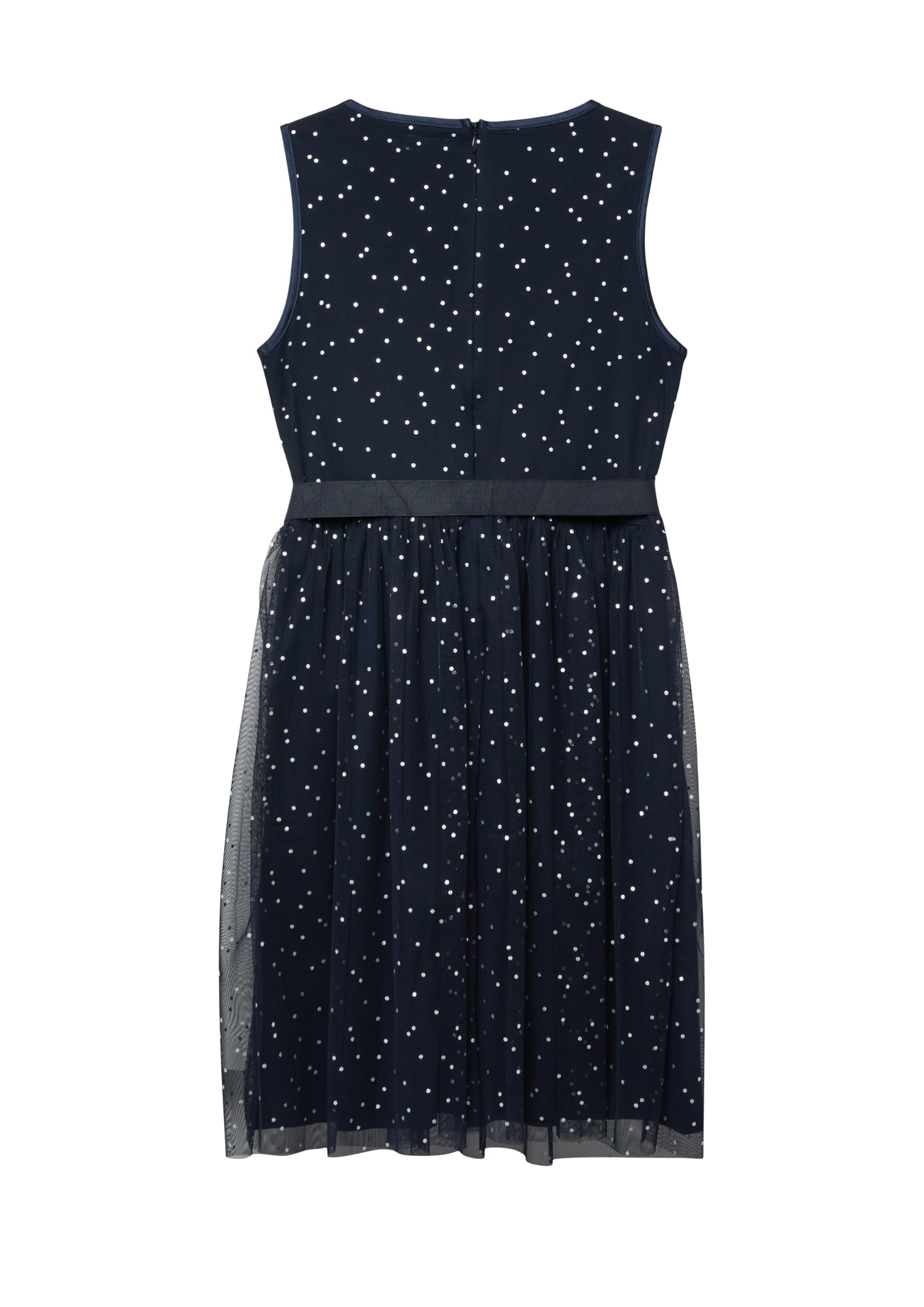 s.Oliver RED LABEL Punktekleid Bindegürtel navy 134