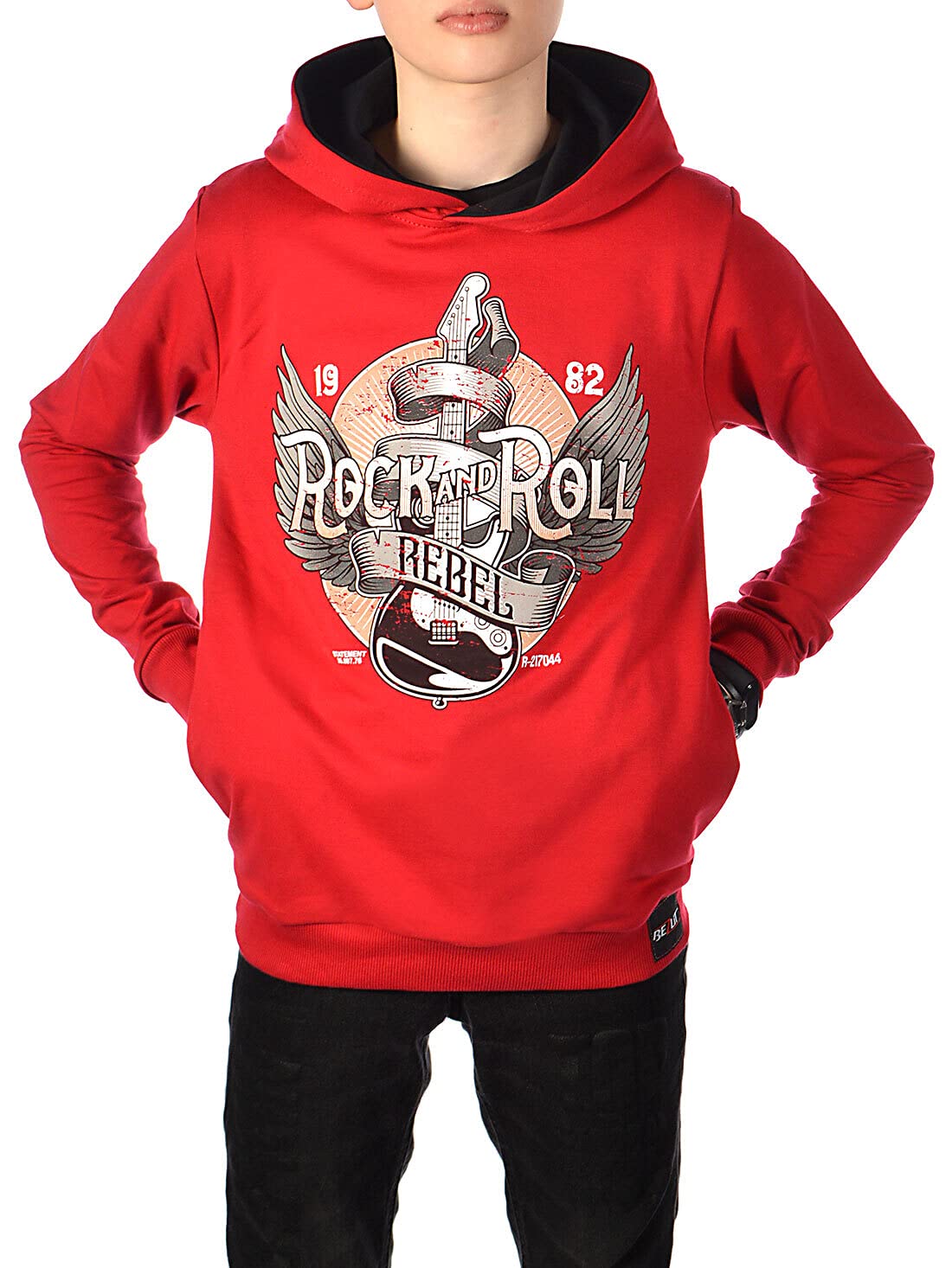 BEZLIT Rock and Roll Rebel Hoodie Gr. 134 aus Baumwolle