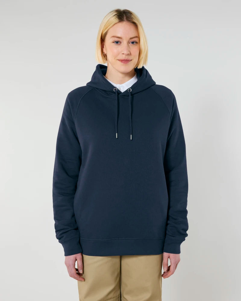 dna merch Kapuzenpullover Unisex Schwarz Biobaumwolle Taschen
