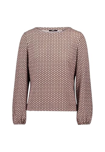 zero Bluse grafischer Print CreamBrown Gr.40